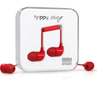 HAPPY PLUGS Headphones - Red HAPPY PLUGS Headphones - Red